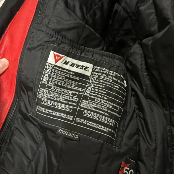 Dainese 100% Leather Heavy Duty Moto Jacket